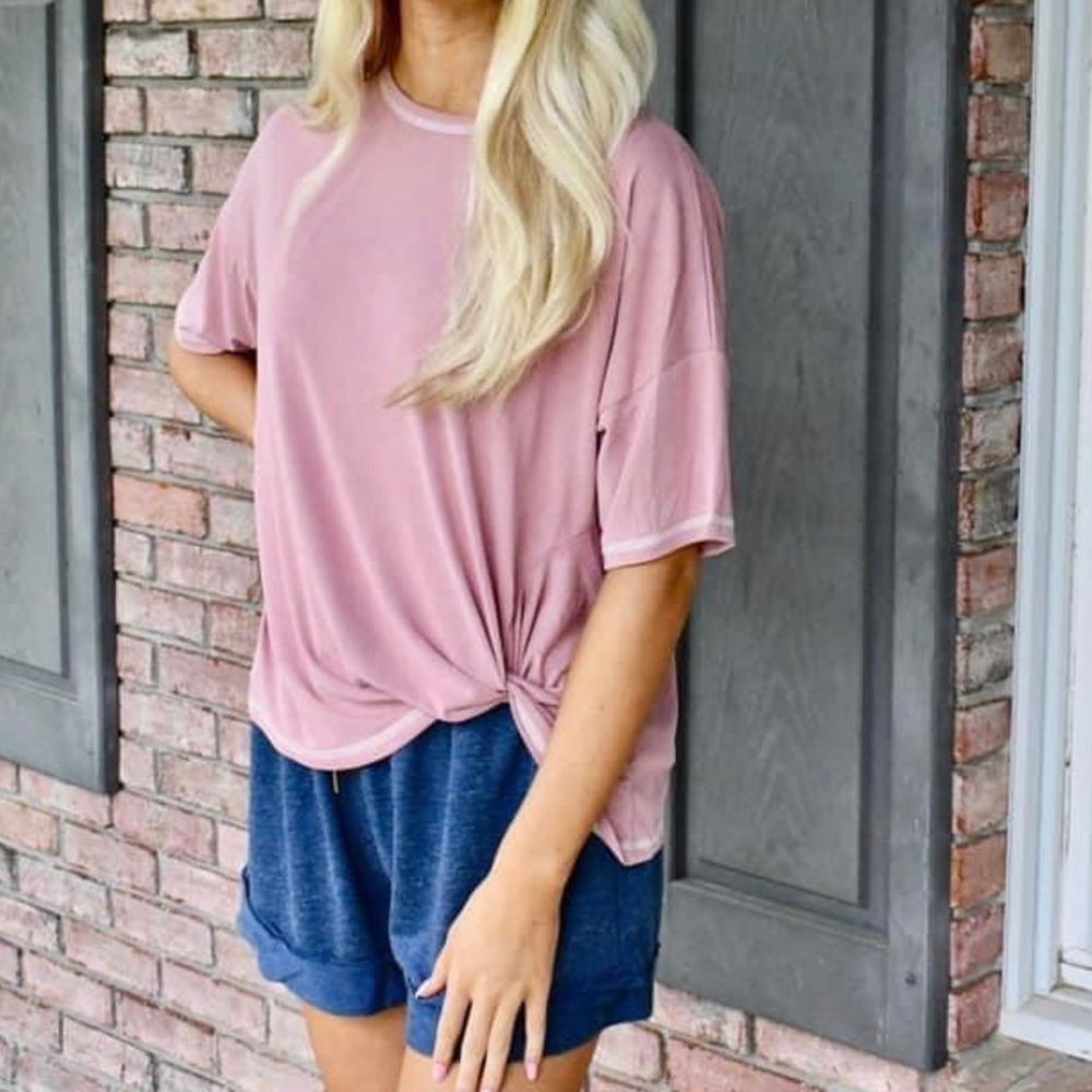 Ladies size large, pink top, new without tags